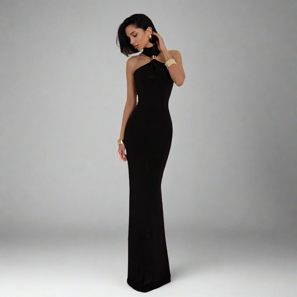 NECKHOLDER GALA KLEID - Angelina