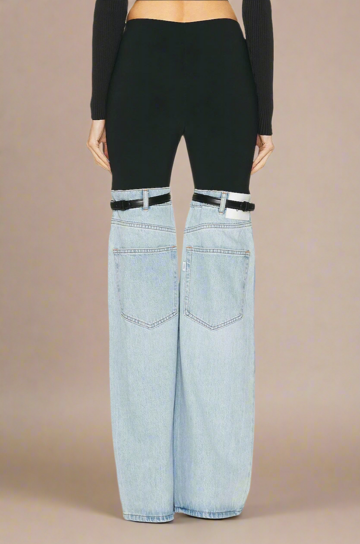 PATCHWORK JEANS HOSE - Terezia