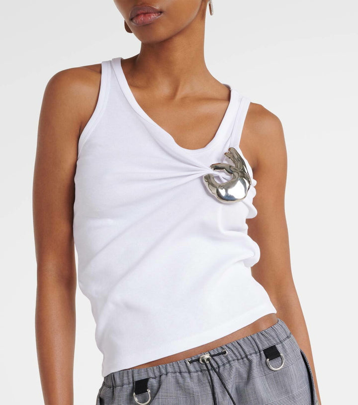TANKTOP MIT SILBER HAND - Samantha