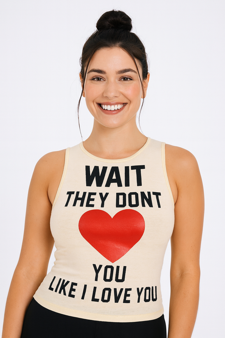 BEDRUCKTES CROPPED TOP - Raya