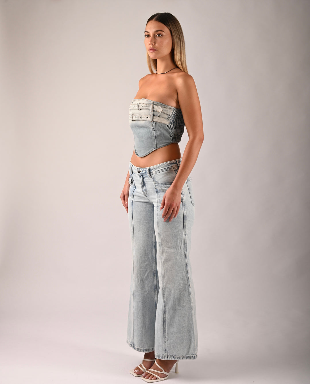 TUBE TOP MIT GÜRTEL - Atissa