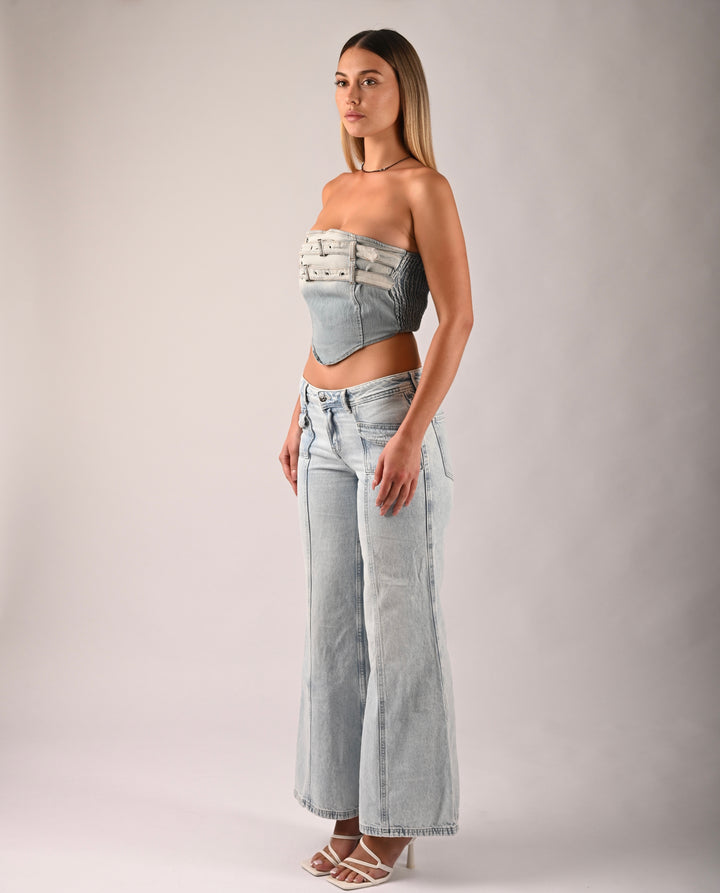 TUBE TOP MIT GÜRTEL - Atissa