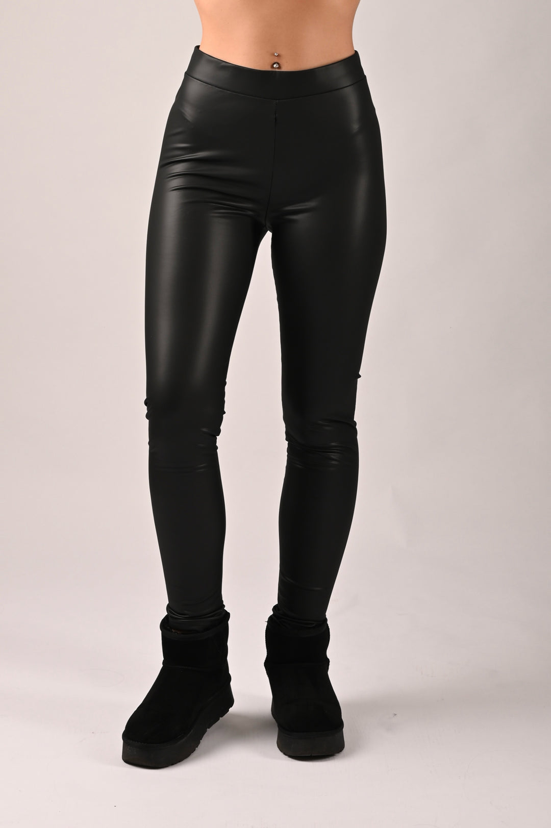 GEFÜTTERTE LEDER LEGGINGS - Georgina