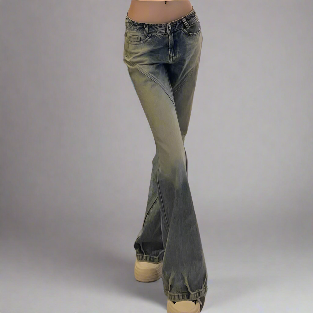 FLARED JEANS HOSE - Mikka