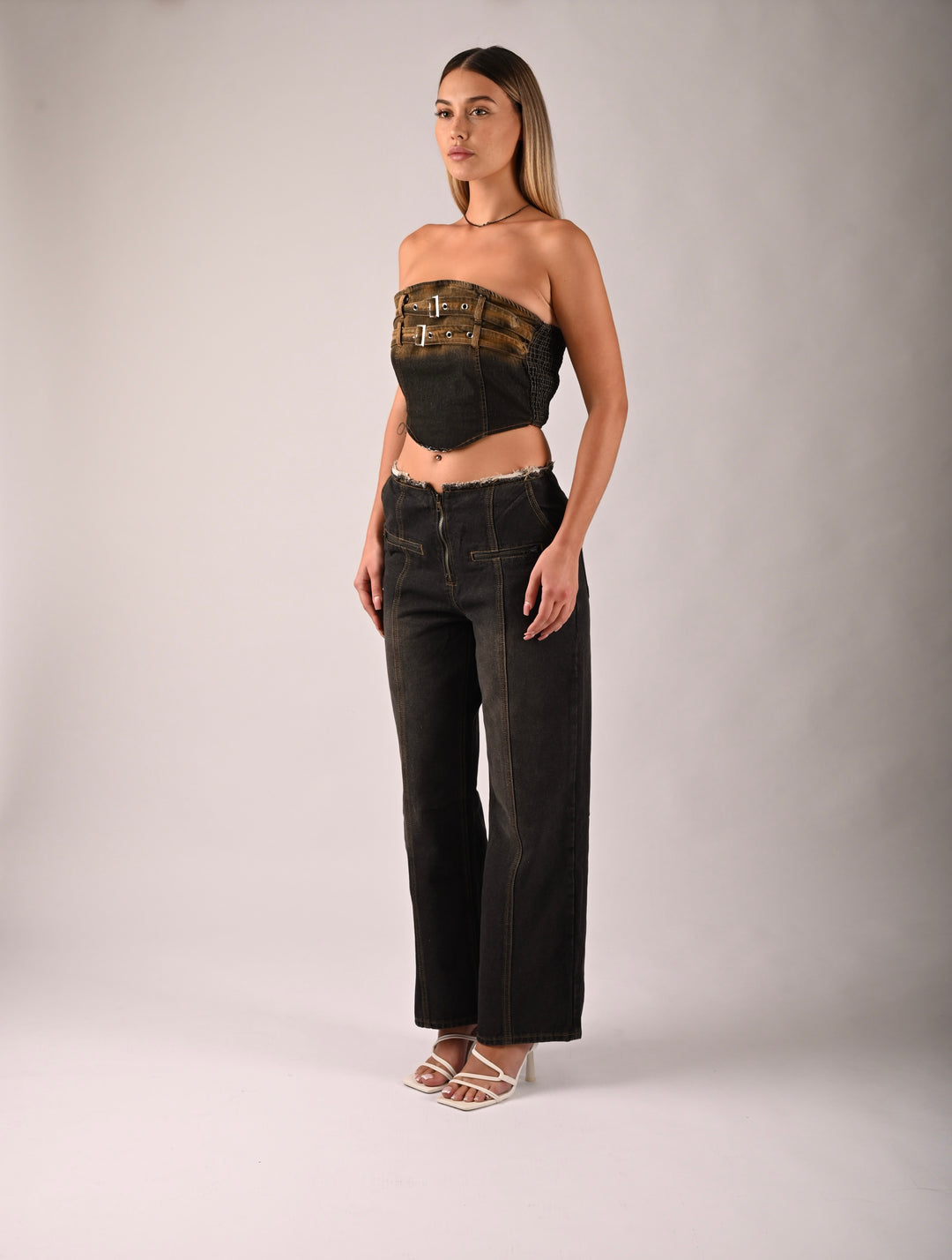 TUBE TOP MIT GÜRTEL - Atissa