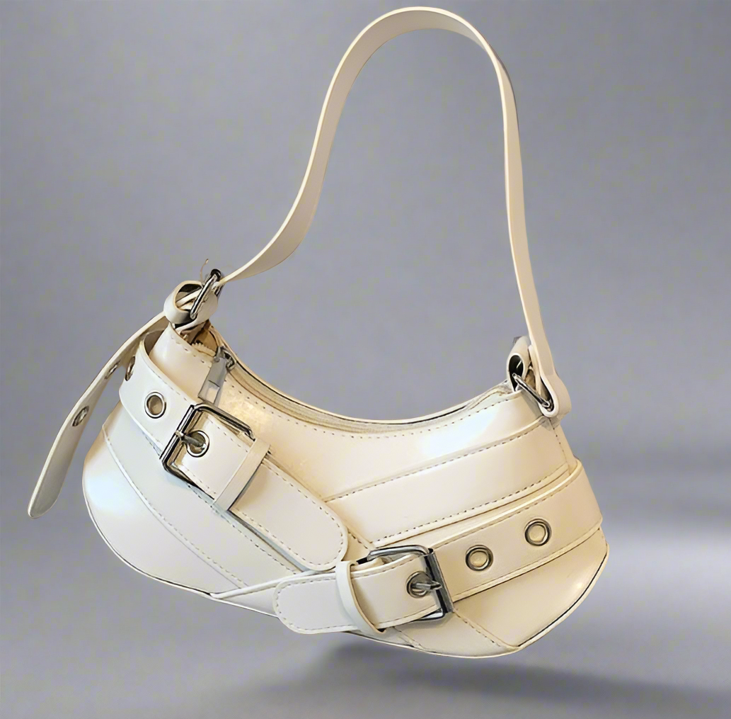 SCHULTERTASCHE LEDER OPTIK