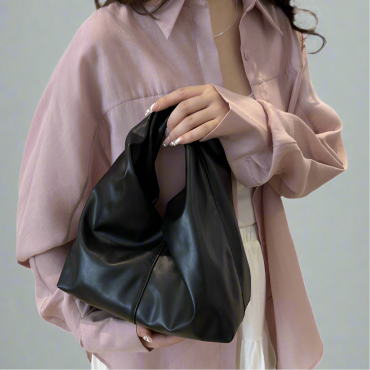 GEFALTETE WOLKEN HANDTASCHE