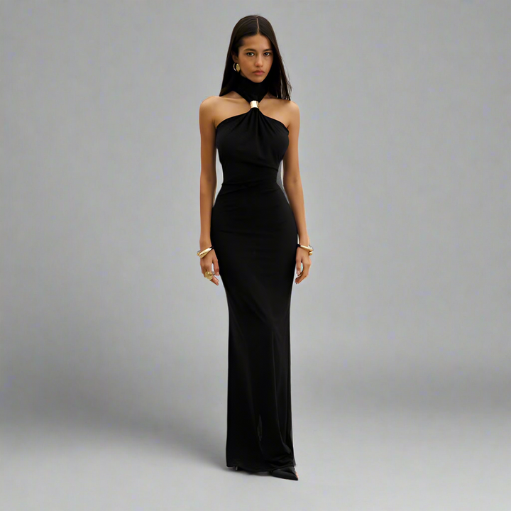 NECKHOLDER GALA KLEID - Angelina