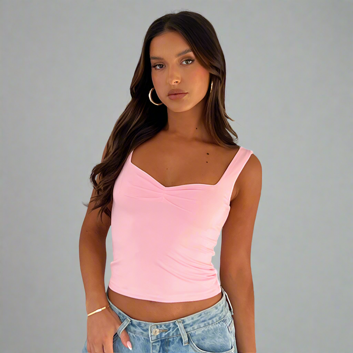 CROP TOP V- AUSSCHNITT - May