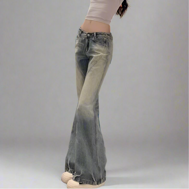 FLARED JEANS HOSE - Mikka