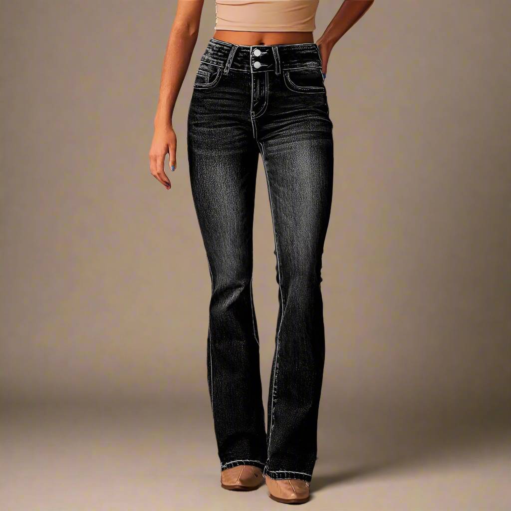 HIGH WAIST y2k JEANS HOSE - Juju