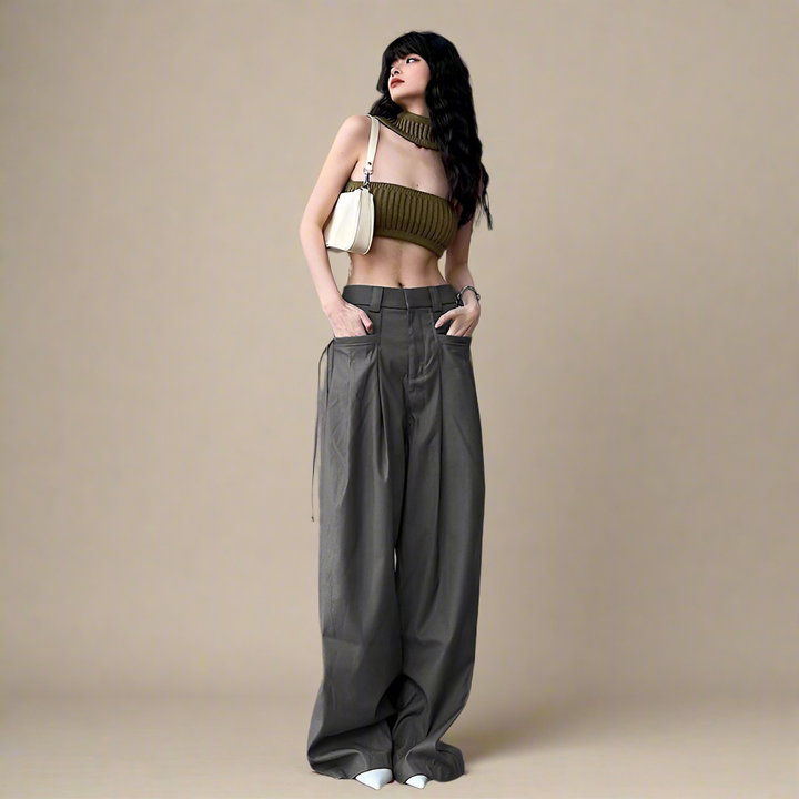 BAGGY HIGH WAIST HOSEN - Alea