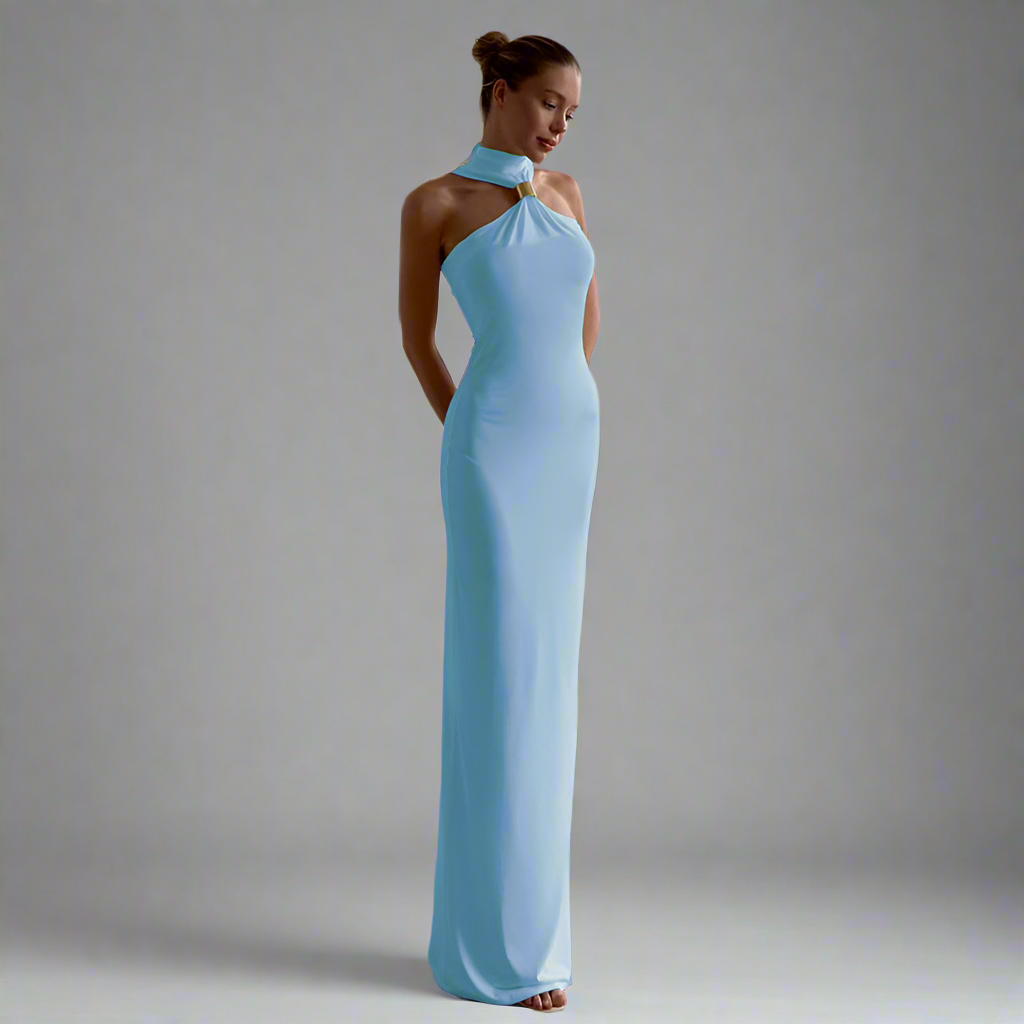 NECKHOLDER GALA KLEID - Angelina