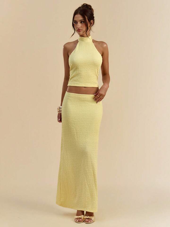 2 TEILIGES SET TURTLE NECK + ROCK - Samoa
