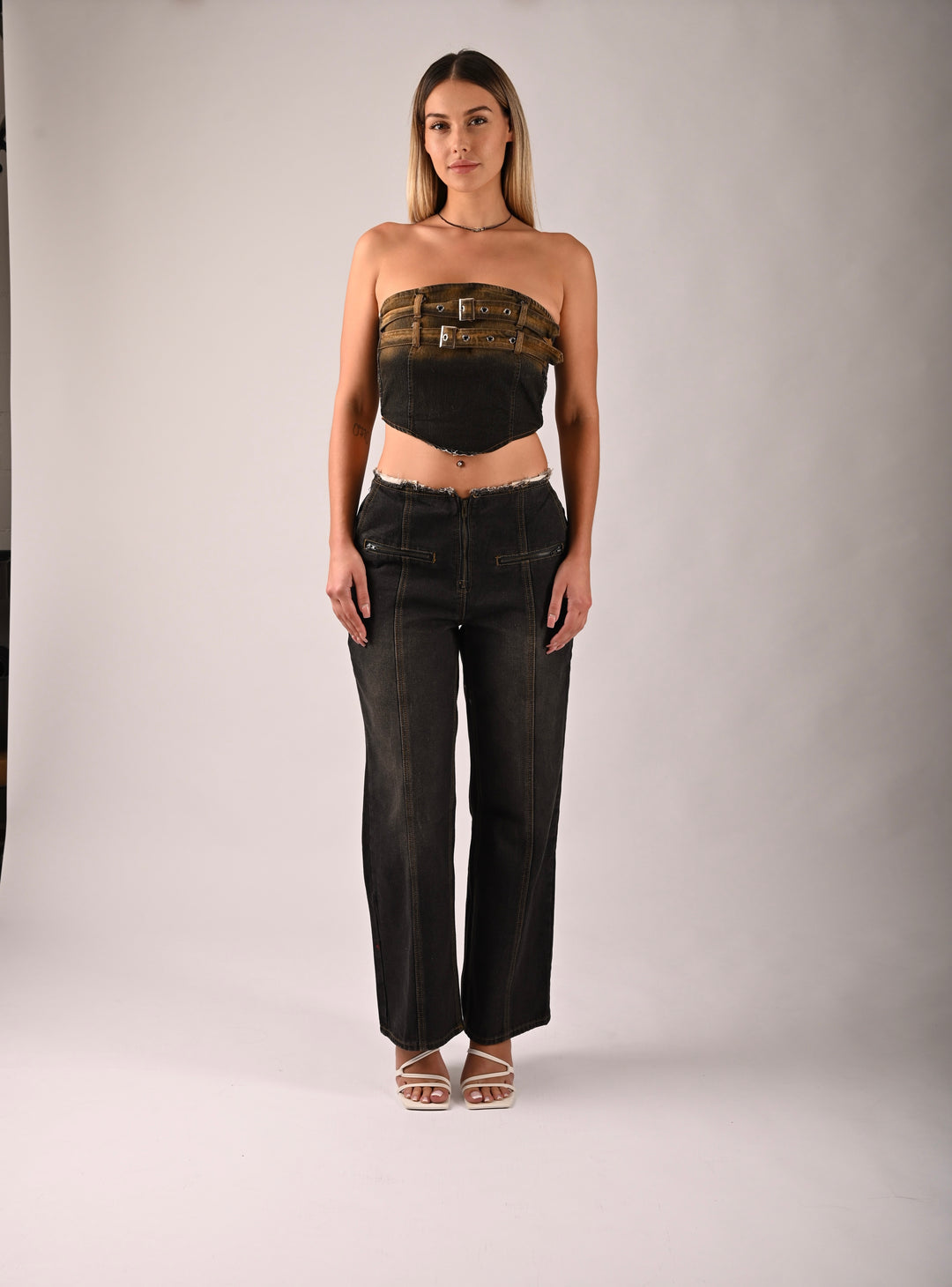 TUBE TOP MIT GÜRTEL - Atissa