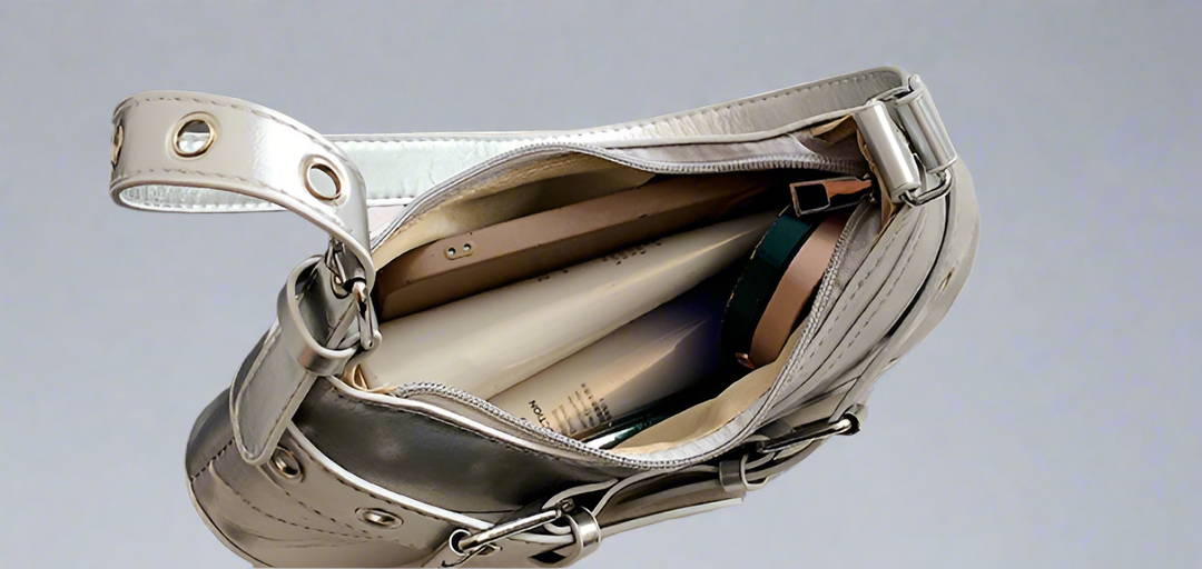 SCHULTERTASCHE LEDER OPTIK