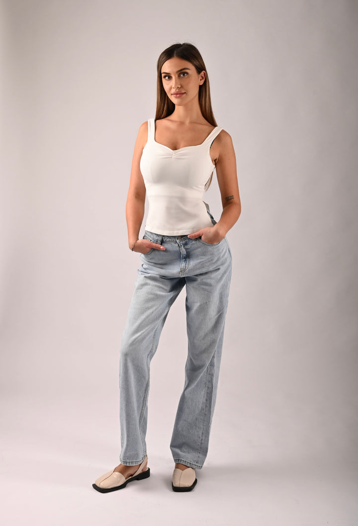 CROP TOP V- AUSSCHNITT - May