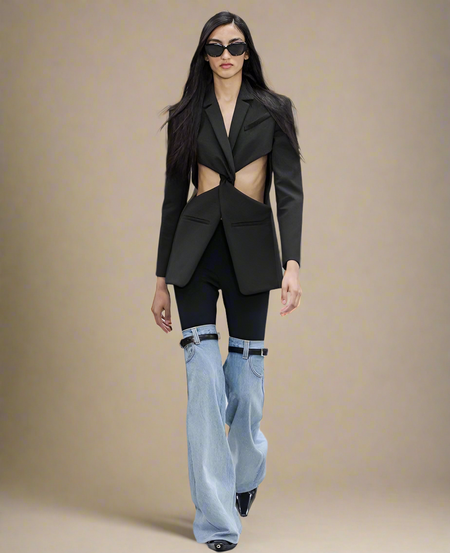 PATCHWORK JEANS HOSE - Terezia