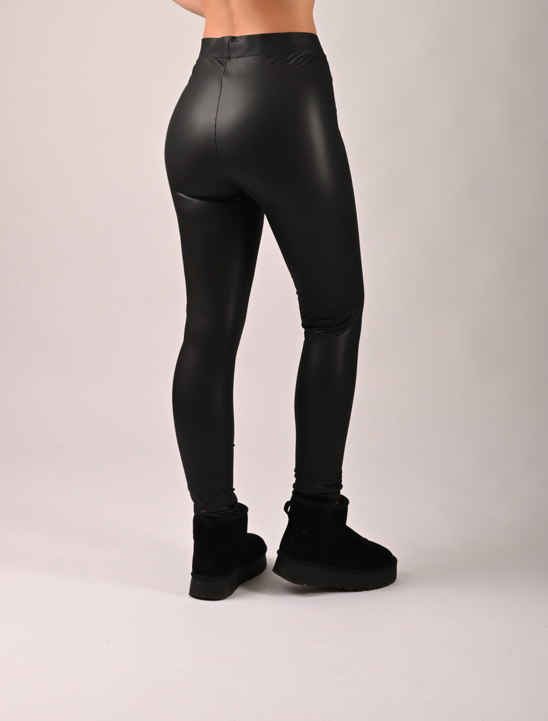 GEFÜTTERTE LEDER LEGGINGS - Georgina