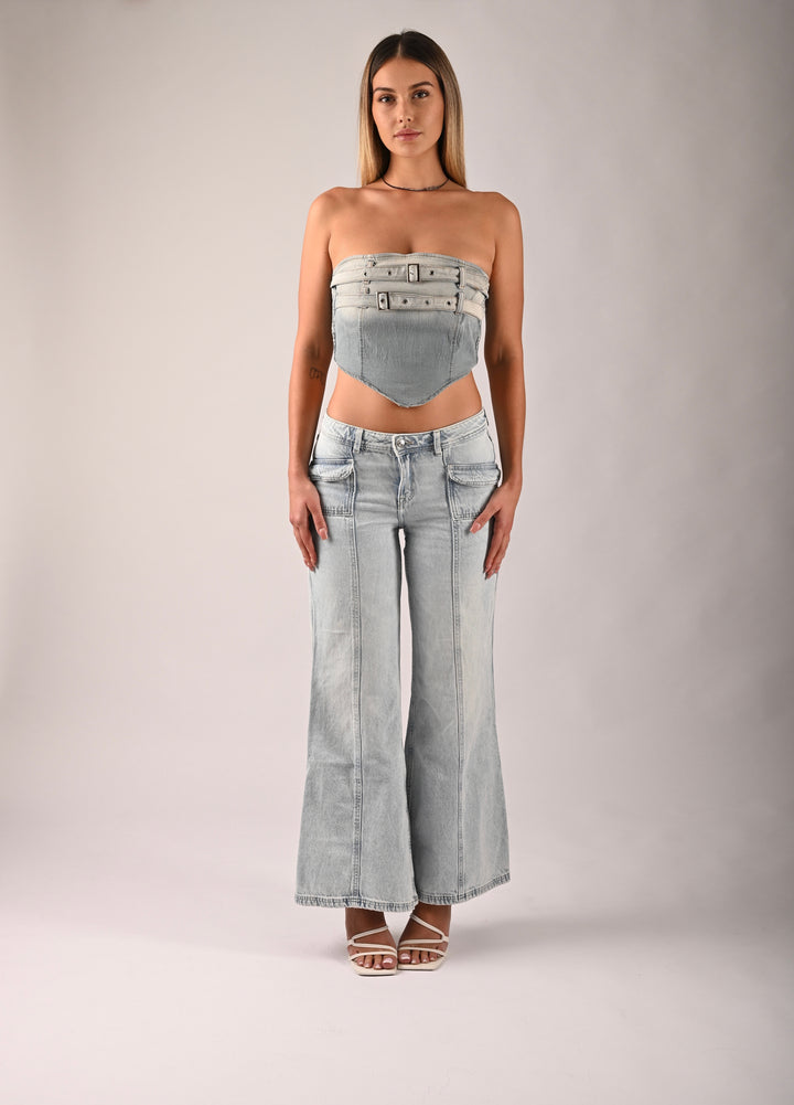 TUBE TOP MIT GÜRTEL - Atissa