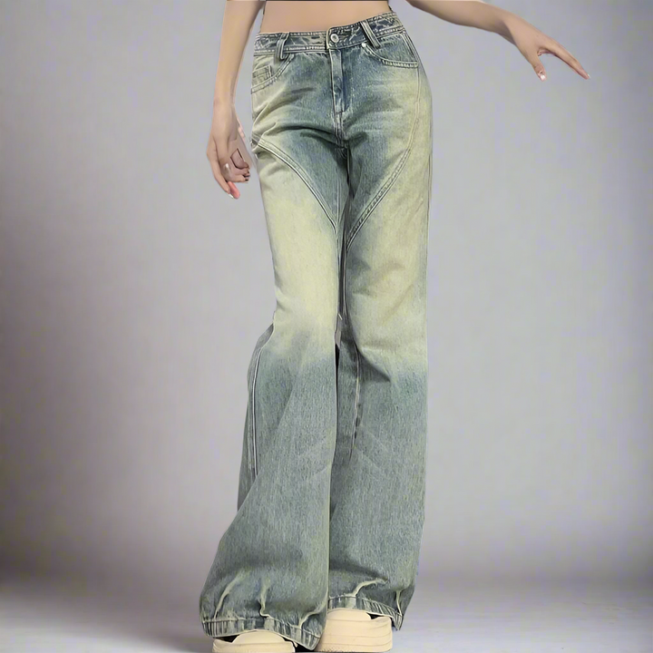 FLARED JEANS HOSE - Mikka