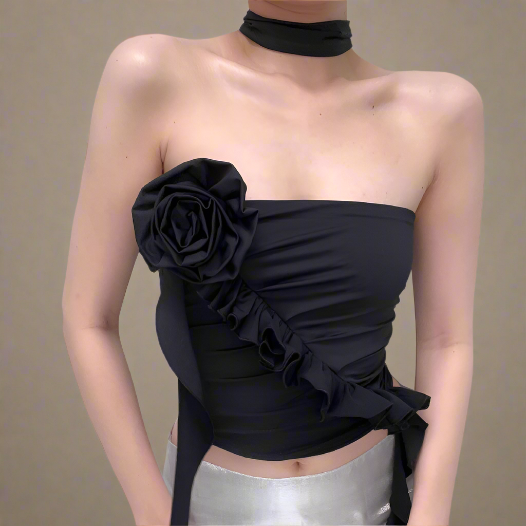 CROP TOP ROSE - Rosalia
