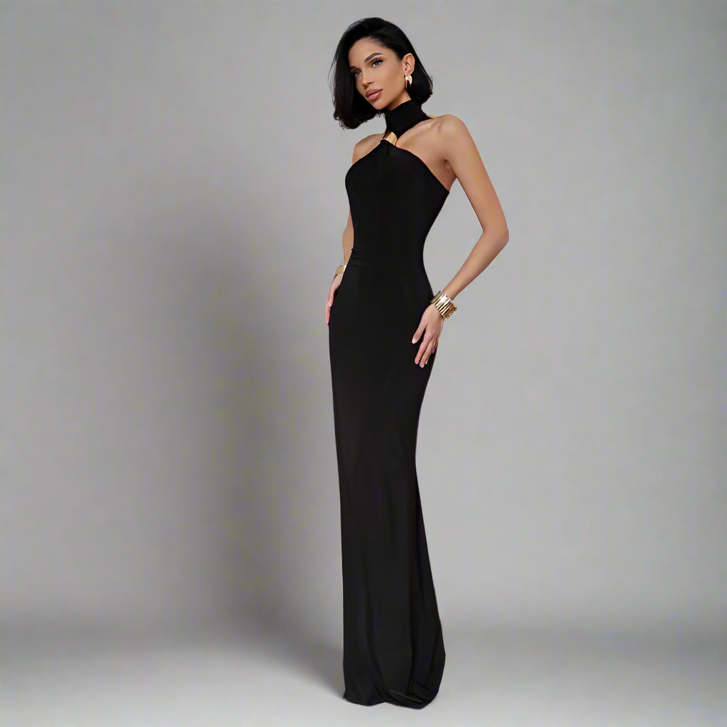 NECKHOLDER GALA KLEID - Angelina