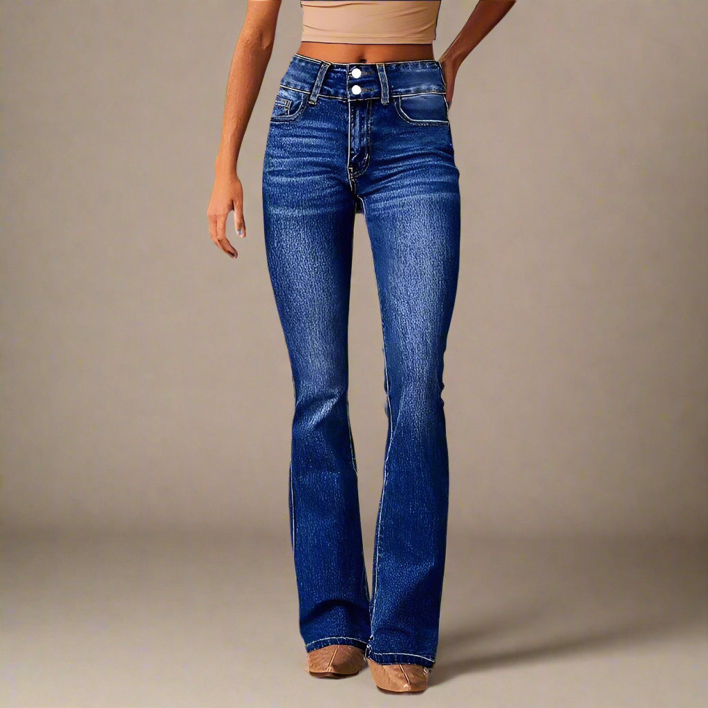 HIGH WAIST y2k JEANS HOSE - Juju