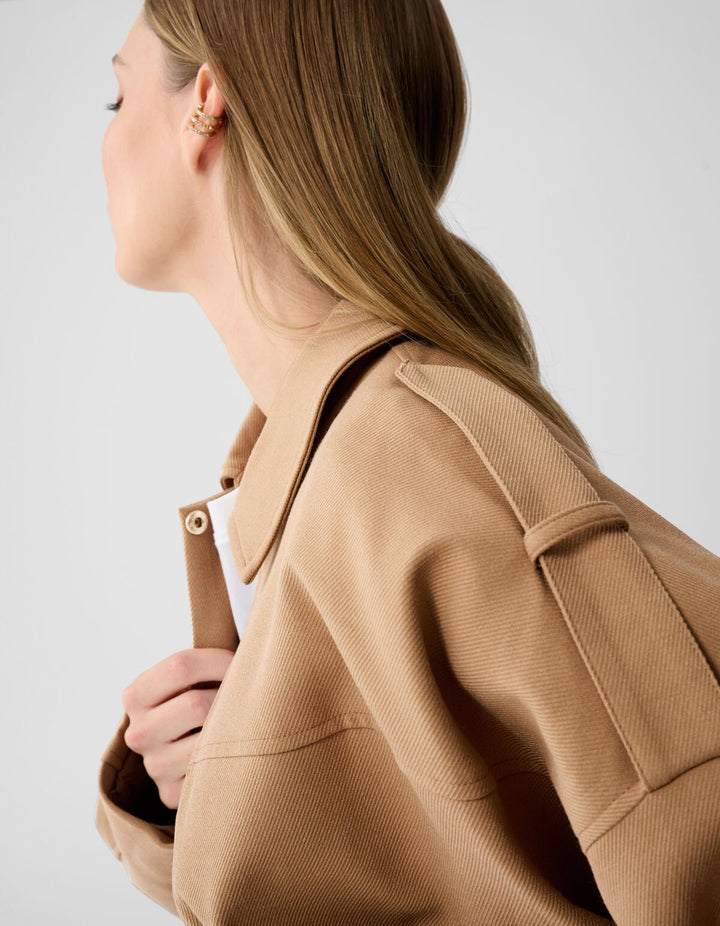 PILOTEN JACKE MIT KRAGEN - Zoana