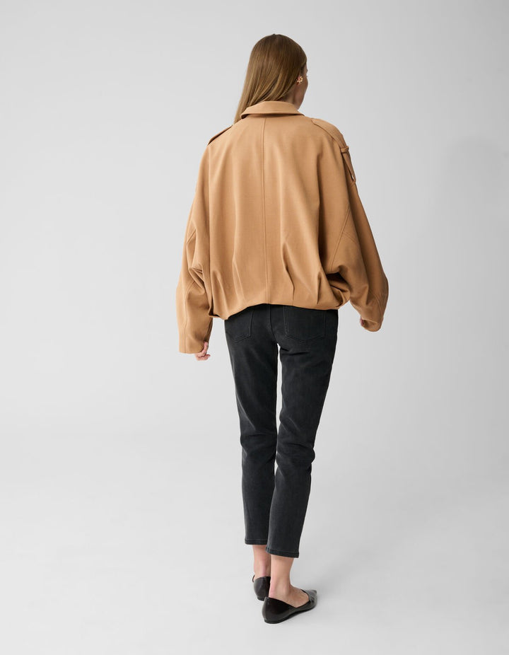 PILOTEN JACKE MIT KRAGEN - Zoana